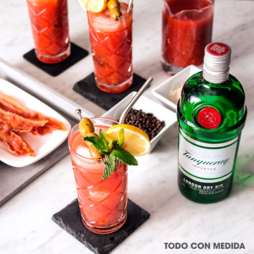 Ginebra Tanqueray London Gin 750 ml. PERFECT SERVE