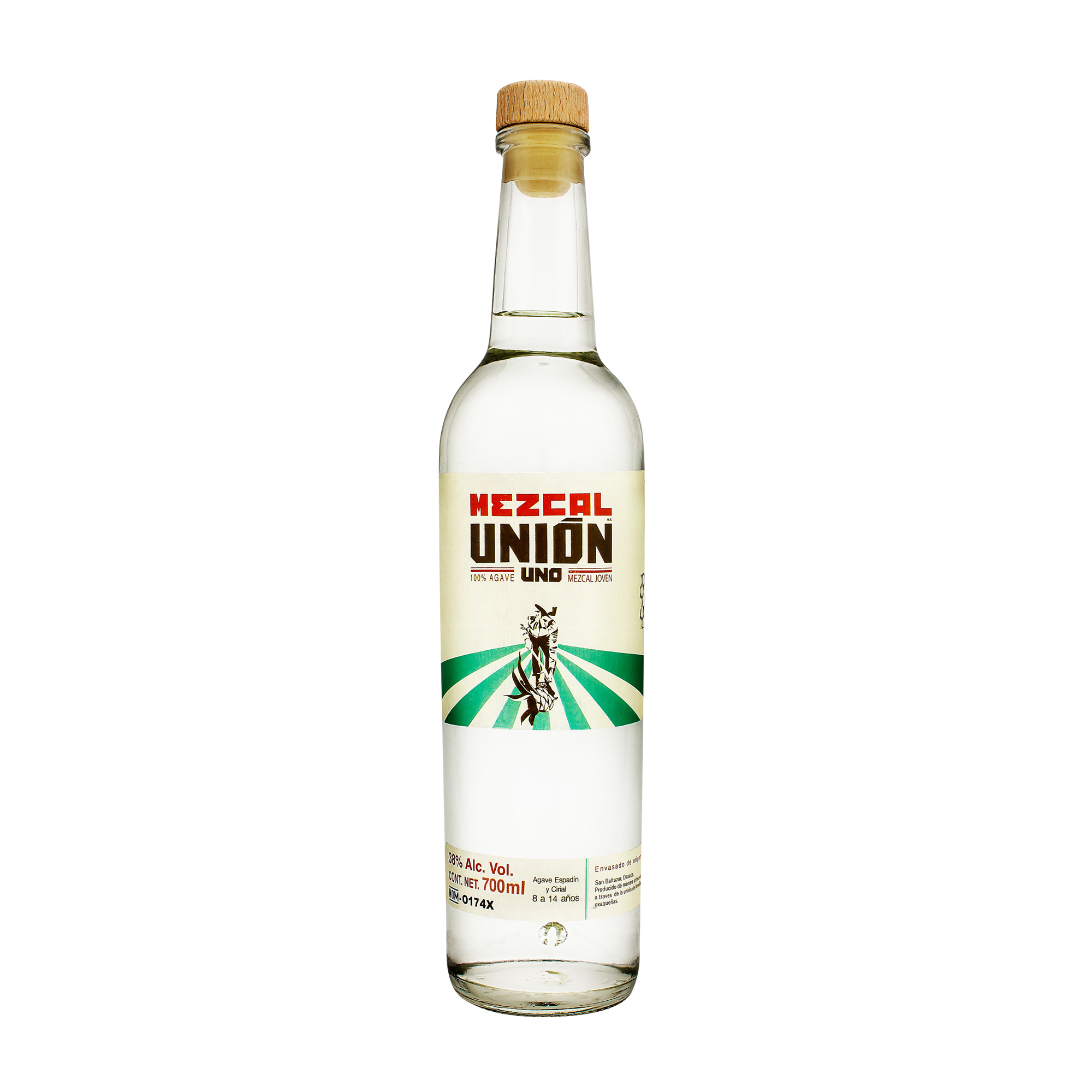 Mezcal Union 700 ml. 1 Mezcal Union 700 ml.