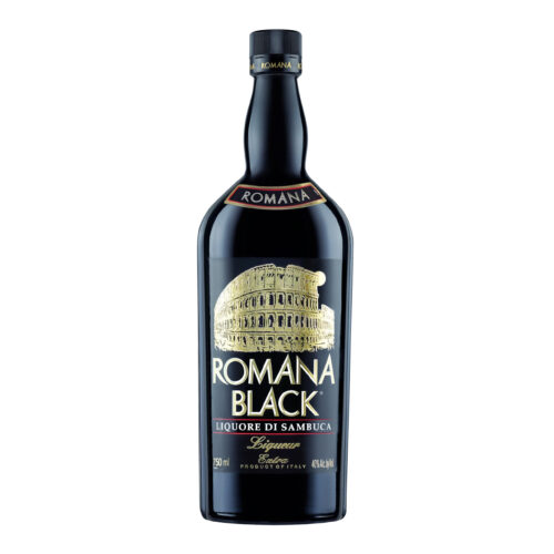 Licor Sambuca Romana Black 750 ml.