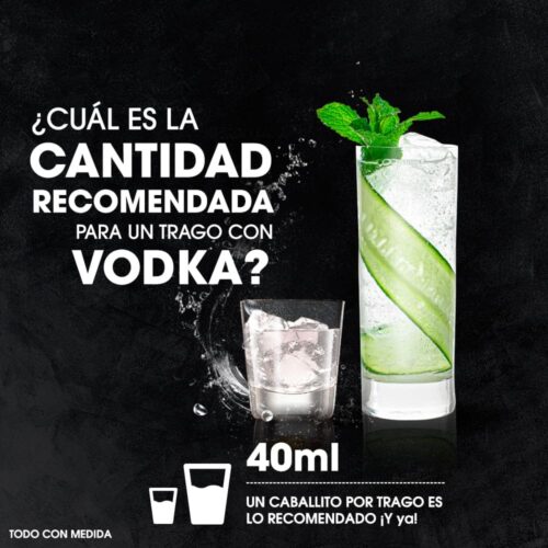 Vodka Smirnoff 1000 ml.
