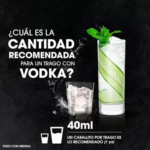 Vodka Smirnoff 1000 ml.
