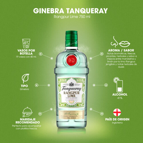 Ginebra Tanqueray Rangpur 750 ml.