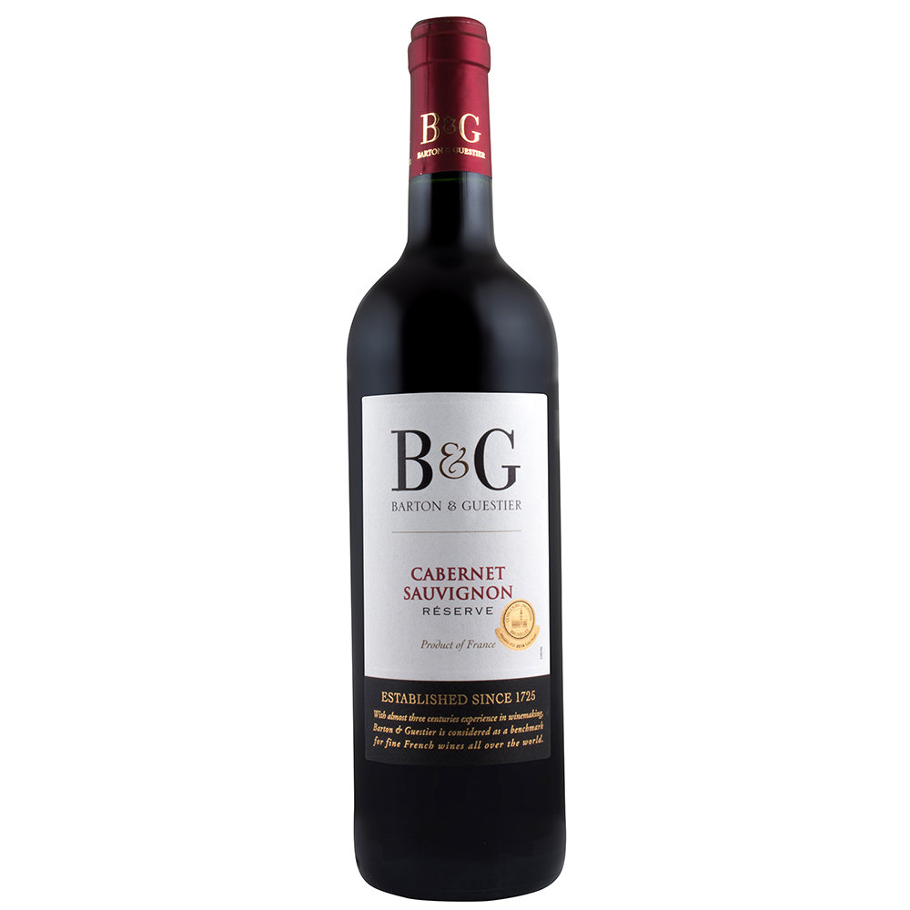 Vino Tinto B&G Cabernet Sauvignon 750 ml. 1 VINO TINTO B & G CABERNET SAUVIGNON 750 ml.