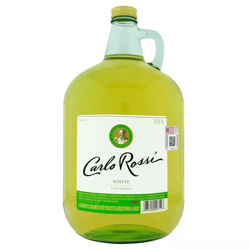 Vino Blanco Carlo Rossi 4000 ml. 1 VINO BLANCO CARLO ROSSI 4000 ml.