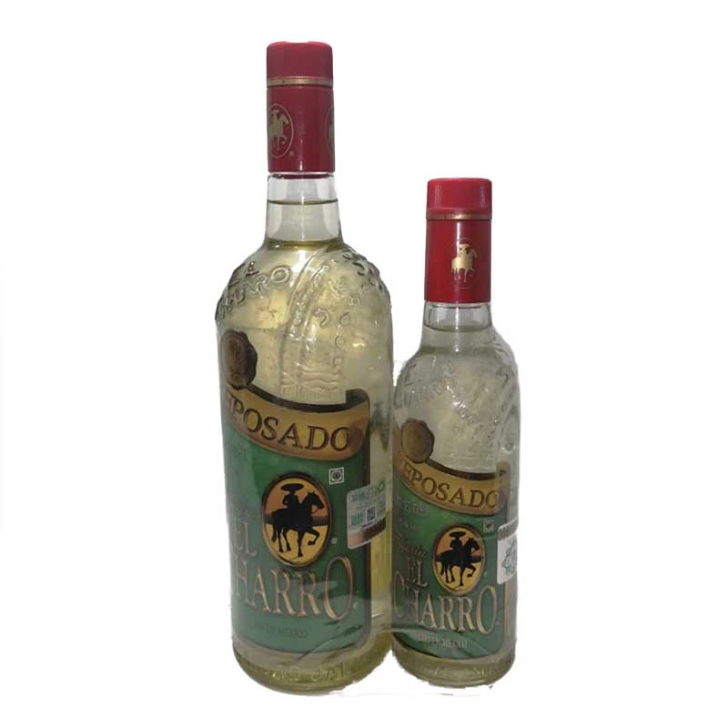 Tequila El Charro Clasico Reposado 1000 ml. +375 ml. 1 TEQUILA EL CHARRO CLASICO REPOSADO 1000 ml.