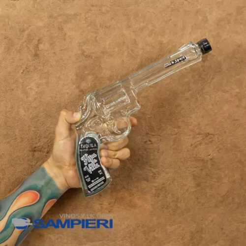 Tequila Pistola Hijos De Villa Revolver 200 ml.