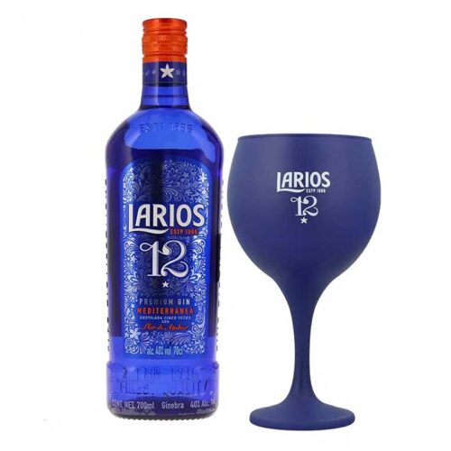 GINEBRA LARIOS 12 AÑOS 700 ml. + COPA