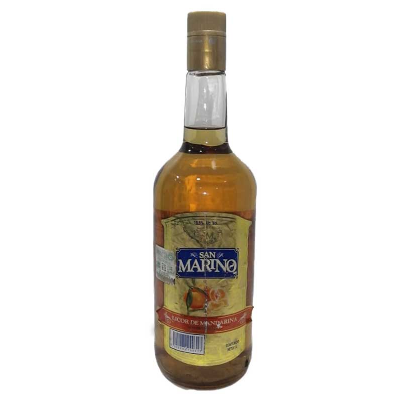 Licor San Marino Mandarina 1000 ml. 1 LICOR SAN MARINO MANDARINA 1000 ml.
