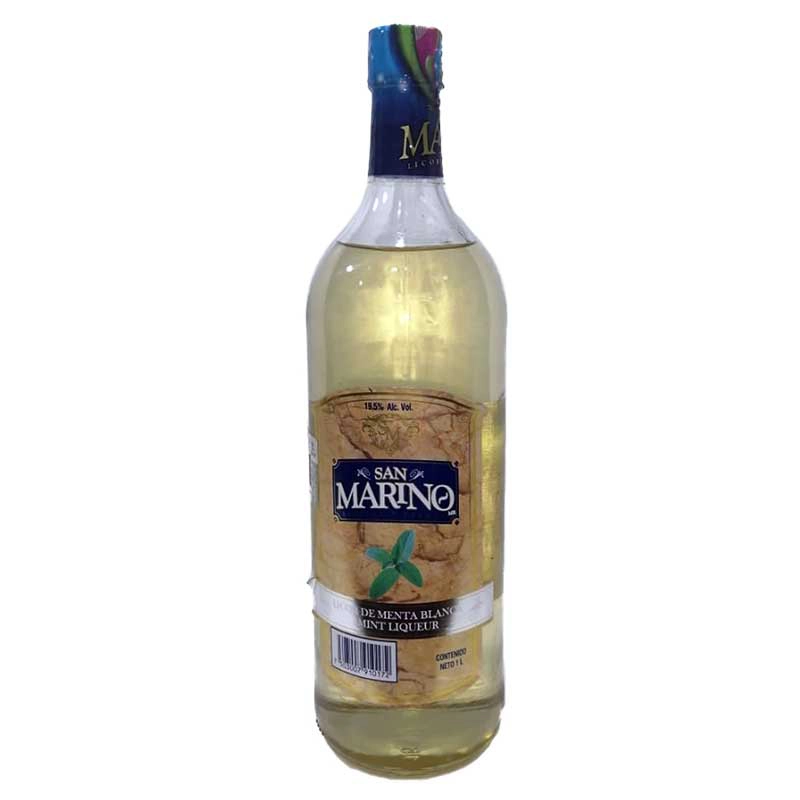Licor San Marino Menta Blanca 1000 ml. 1 LICOR SAN MARINO MENTA BLANCA 1000 ml.