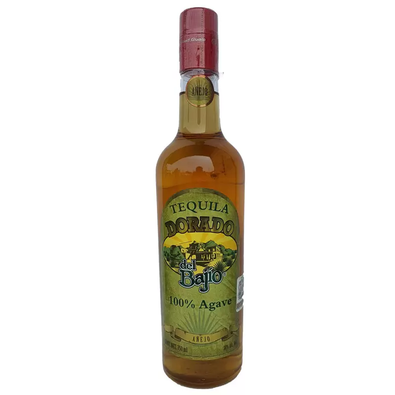 Tequila Dorado Del Bajio Añejo 750 ml. 1 TEQUILA DORADO DEL BAJIO AÑEJO 750 ml.