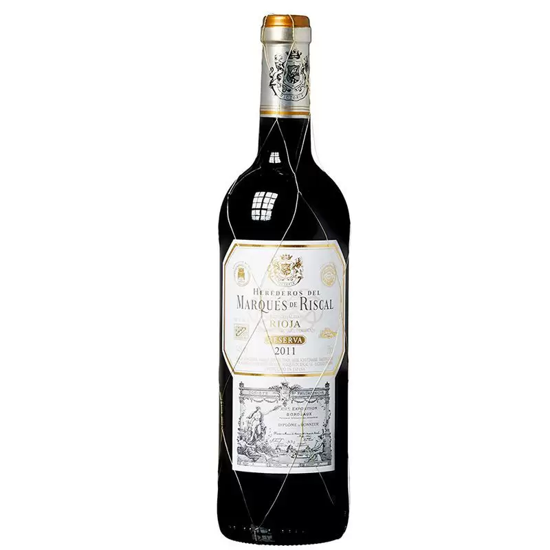 Vino Tinto Marques De Riscal 750 ml. 1 VINO TINTO MARQUES DE RISCAL 750 ml.