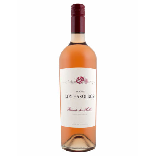 VINO ROSADO LOS HAROLDOS MALBEC ROSE 750 ml.