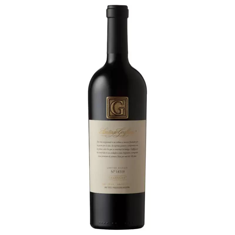 Vino Tinto Graffigna Santiago 750 ml. 1 VINO TINTO GRAFFIGNA SANTIAGO 750 ml.