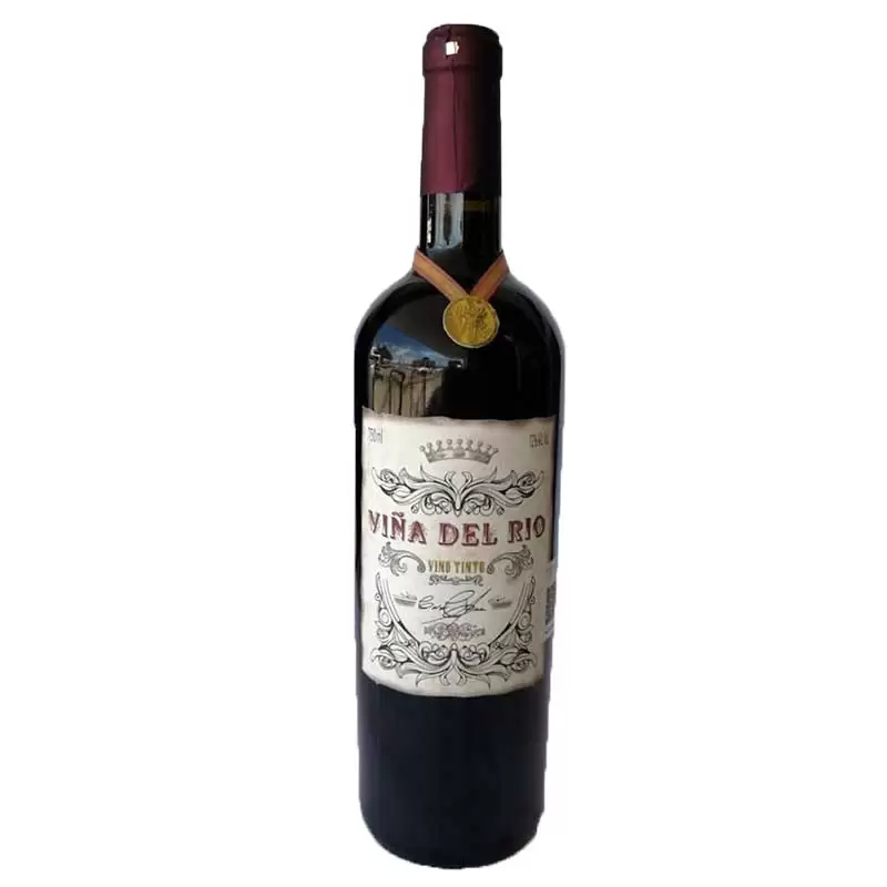 Vino Tinto Viña Del Rio 750 ml. 1 VINO TINTO VIÑA DEL RIO 750 ml.