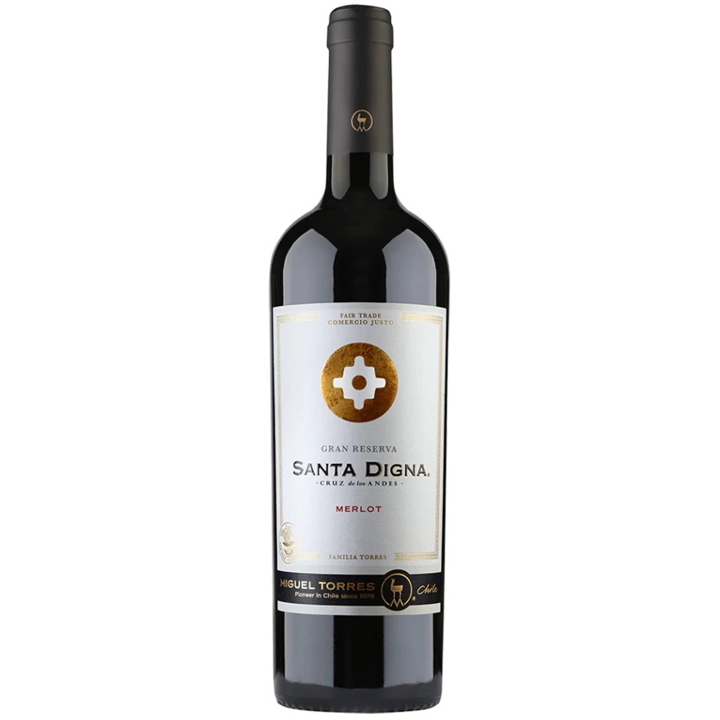 Vino Tinto Santa Digna Merlot 750 ml. 1 Vino Tinto Santa Digna Merlot 750 ml.