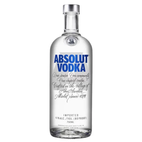 Vodka Absolut Original Azul 750 ml.