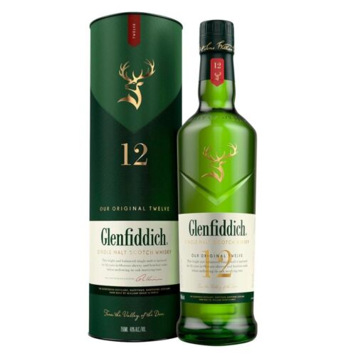 Whisky Glenfiddich 12 Años 750 ml.