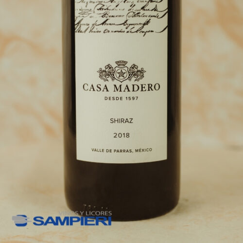 Vino Tinto Casa Madero Shiraz 750 ml.