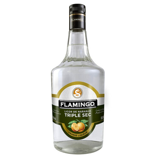 LICOR FLAMINGO DE NARANJA TRIPLE SECO 1000 ml.