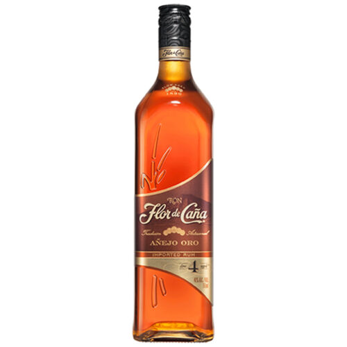 Ron Flor De Caña 4 Años Gold 750 ml.