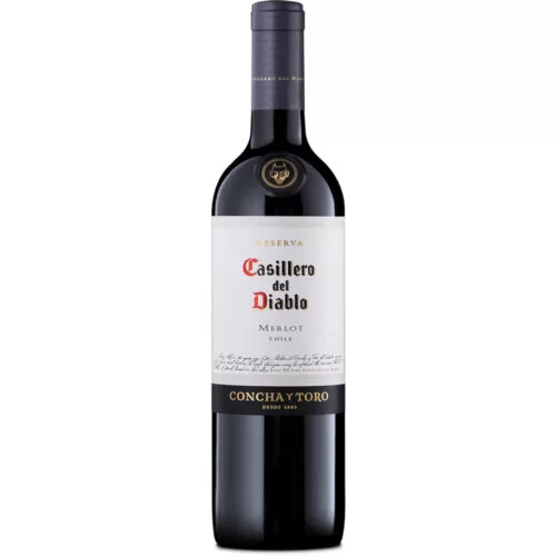 Vino Tinto Casillero Del Diablo Merlot 750 ml.