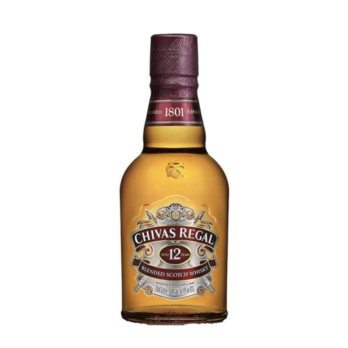 WHISKY CHIVAS REGAL 12 AÑOS 375 ml.