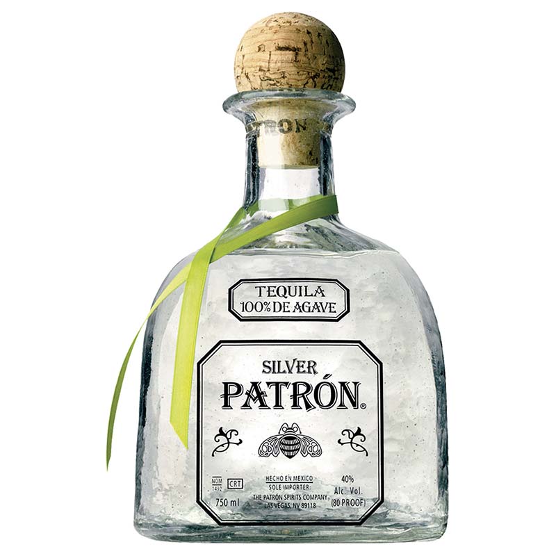 Tequila Patron Silver 750 ml. 1 TEQUILA PATRON SILVER 750 ml.