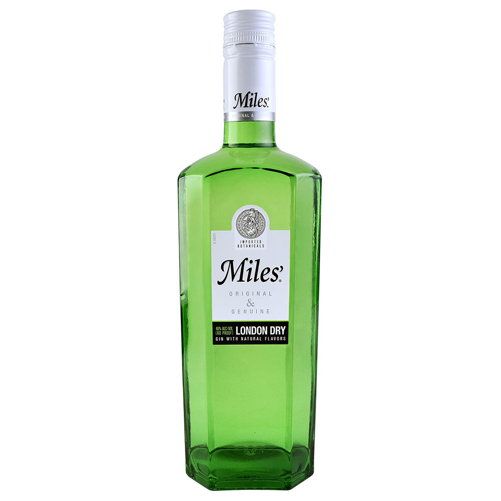 Ginebra Miles 750 ml. 1 GINEBRA MILES 750 ml.