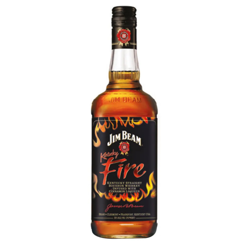 Whiskey Jim Beam Fire 750 ml. Sampieri Vinos y Licores
