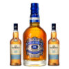 WHISKY CHIVAS REGAL 18 AÑOS 750 ml. + 2 GLENLIVET FOUNDERS 200 ml.