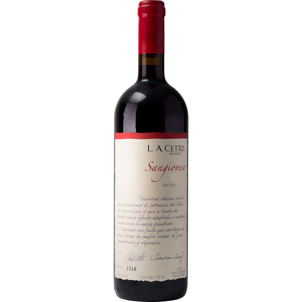 Vino Tinto L.A. Cetto Sangiovese Boutique 750 ml. 1 Vino Tinto L.A. Cetto Sangiovese Boutique 750 ml.