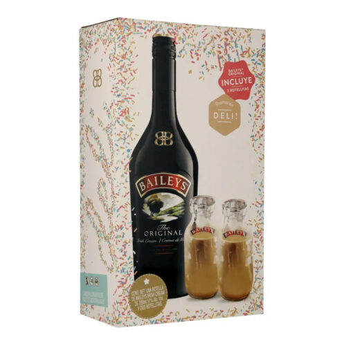 CREMA BAILEYS DE WHISKY 700 ml. + 2 VASOS BABY