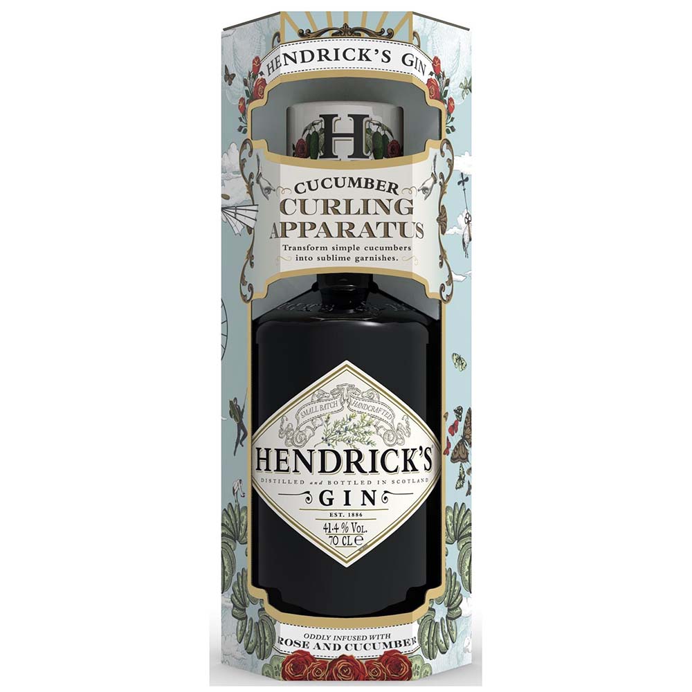 GINEBRA HENDRICKS CURLER 750 ml.