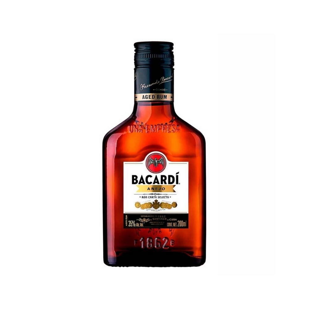 Ron Bacardi Añejo 200 ml. Sampieri Vinos y Licores