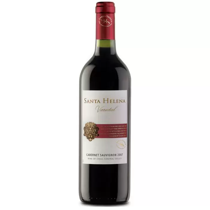 Vino Tinto Santa Helena Varietal Cabernet Sauvignon 750 ml. 1 VINO TINTO SANTA HELENA VARIETAL CABERNET SAUVIGNON 750 ml.