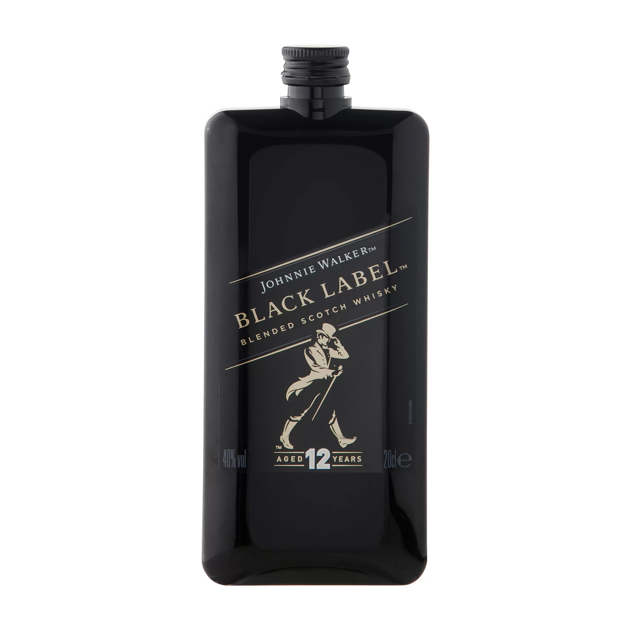 Whisky Johnnie Walker Black Label Pocket 200 ml. 1 Whisky Johnnie Walker Black Label Pocket 200 ml.