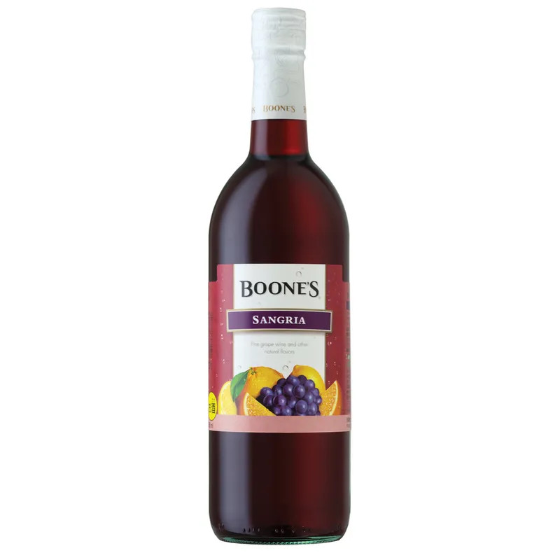 Boones Sangria 750 ml. 1 BOONES SANGRIA 750 ml.