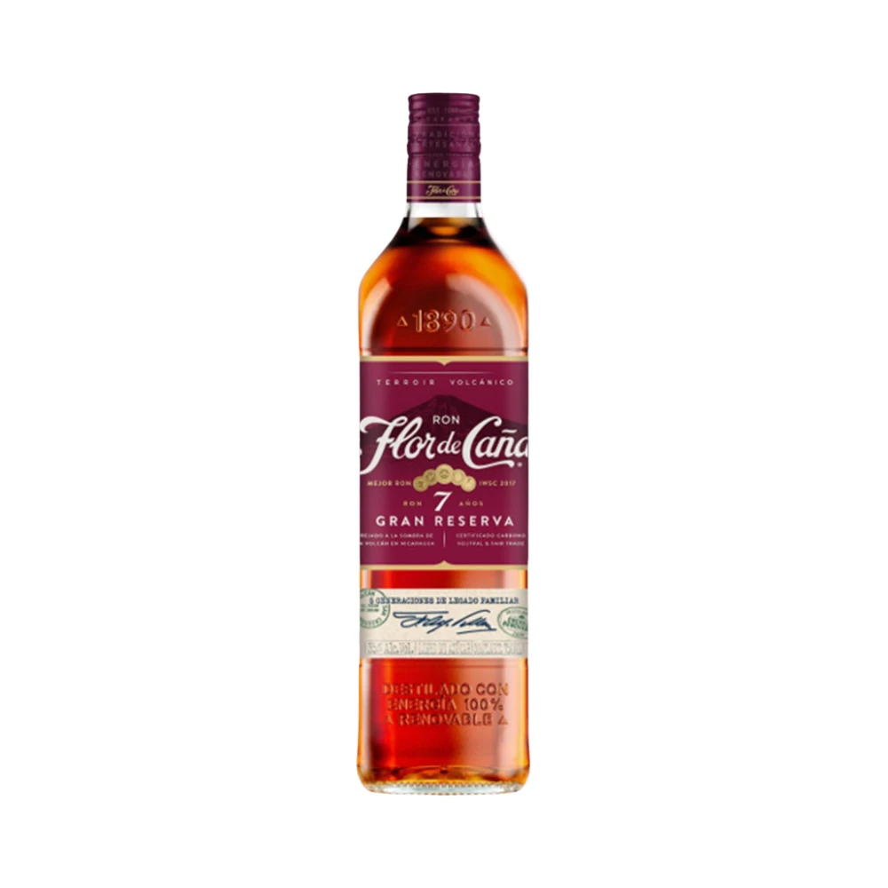 Ron Flor De Caña 7 Años Gran Reserva 750 ml. 1 Ron Flor De Caña 7 Años Gran Reserva 750 ml.