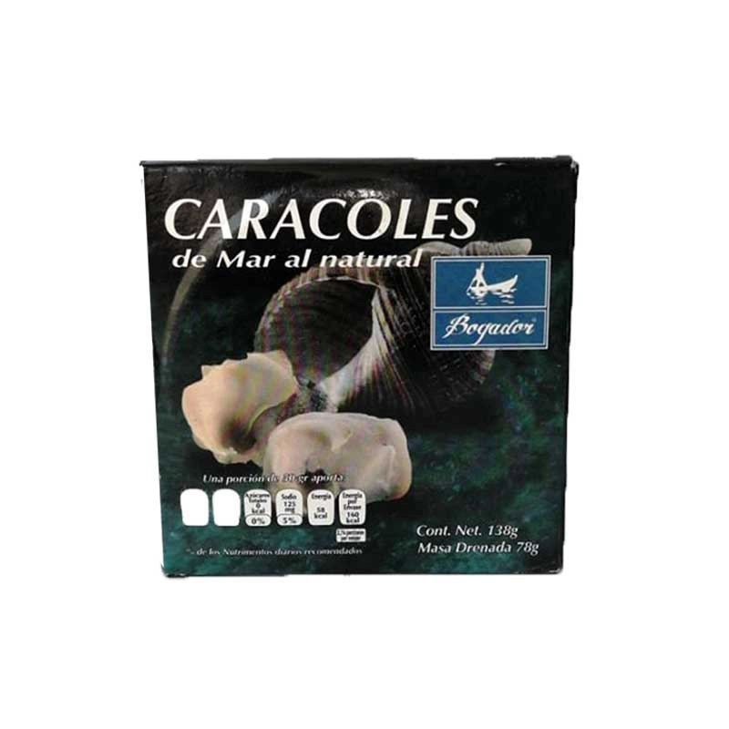 Caracoles Naturales Bogador 138 gr. 1 CARACOLES NATURALES BOGADOR 138 gr.
