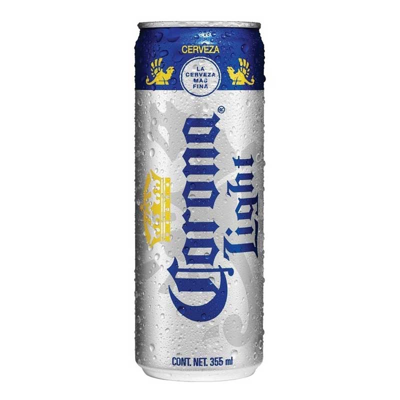 Cerveza Corona Light Lata 355 ml. 1 CERVEZA CORONA LIGHT LATA 355 ml.