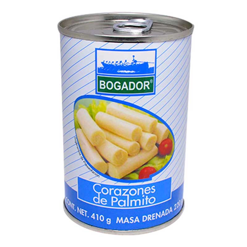 Corazones De Palmito Bogador 410 gr. 1 CORAZONES DE PALMITO BOGADOR 410 gr.