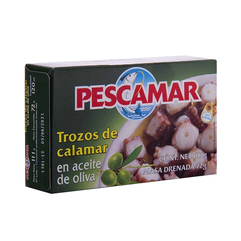 Trozos Calamar Pescamar 111 gr. 1 TROZOS CALAMAR PESCAMAR 111 gr.