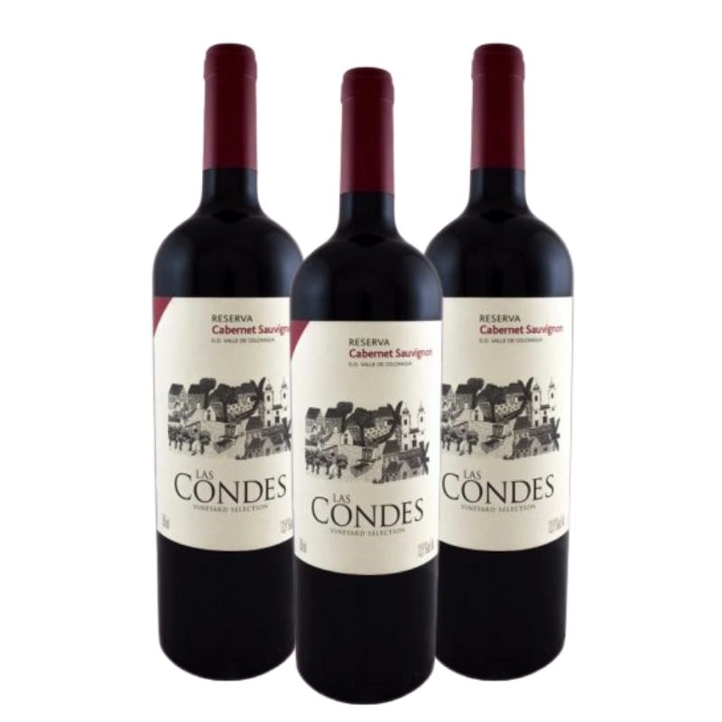 3x2 VINO TINTO LAS CONDES RESERVA CABERNET SAUVIGNON 750 ml. 1 3x2 VINO TINTO LAS CONDES RESERVA CABERNET SAUVIGNON 750 ml.