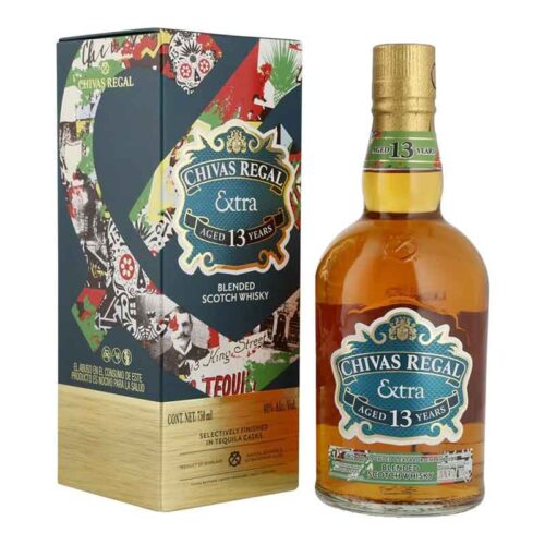 Whisky Chivas Regal Extra 13 Años Tequila 750 ml. 5 WHISKY CHIVAS REGAL EXTRA 13 AÑOS TEQUILA 750 ml.