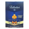 WHISKY BALLANTINES 12 AÑOS 750 ml. + 2 VASOS