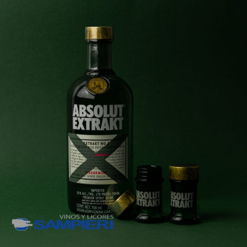 Vodka Absolut Extrakt 700 ml. + 2 Vasos Shot