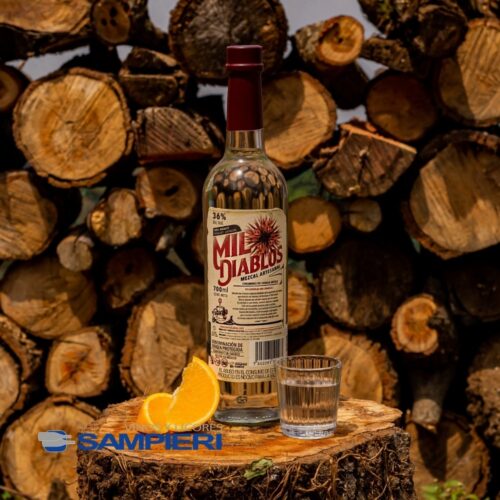 Mezcal Artesanal Mil Diablos Espadin 700 ml.