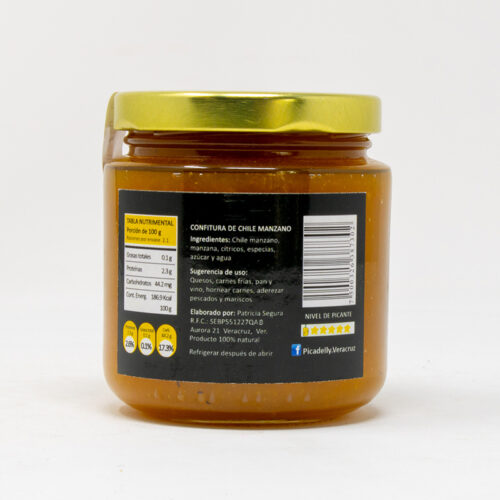 MERMELADA DE CHILE MANZANO PICADELLY 205 gr.