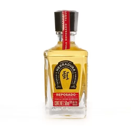 TEQUILA HERRADURA REPOSADO 50 ml.