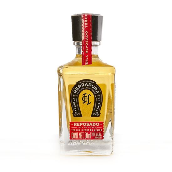 Tequila Herradura Reposado 50 ml. 1 TEQUILA HERRADURA REPOSADO 50 ml.